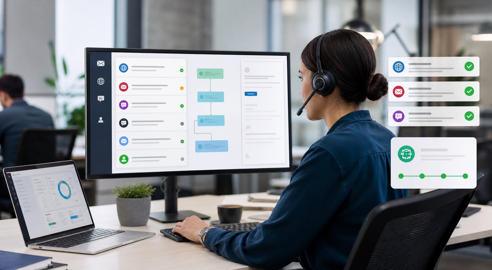 AI-assisted lead response dashboard