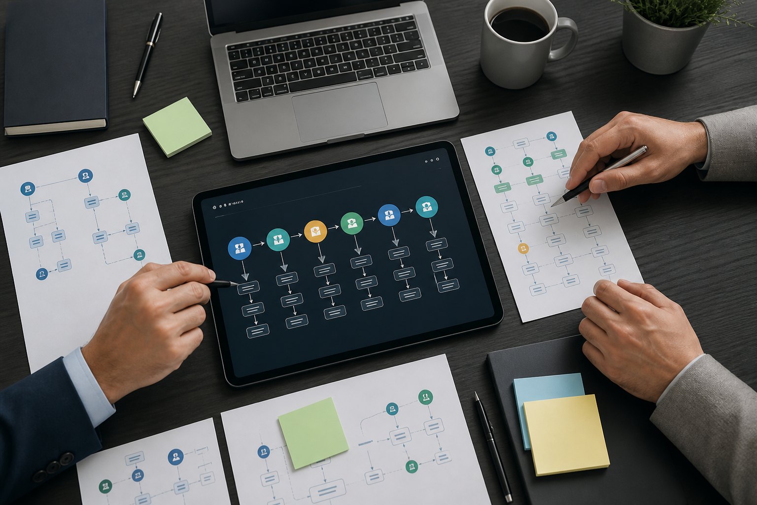 Business workflow automation plan